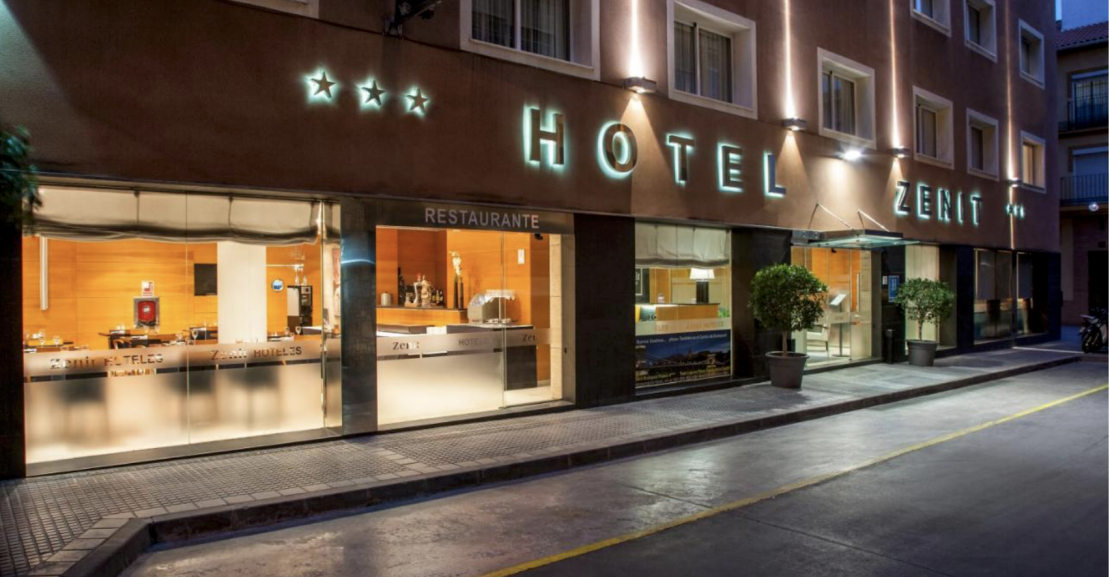 Car hire hotel Zenit Malaga